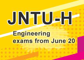 JNTU-H Engineering exams from June 20
