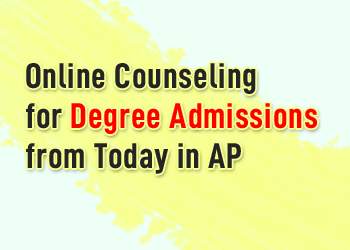 Online Counseling for Degree Admissions from Today in AP