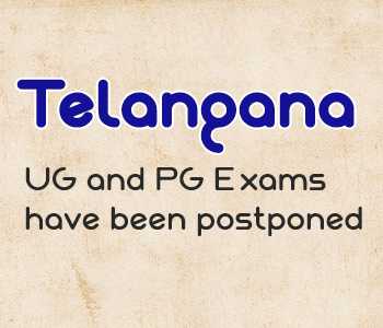 Telangana UG and PG exams have been Postponed