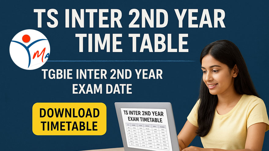 TS Inter 2nd Year Time Table 2026
