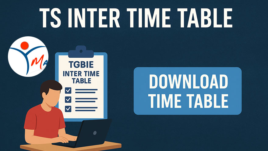 TS Inter Time Table 2026: Download I Yr & II Yr Exam Dates