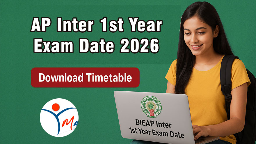 AP Inter 1st Year Time Table 2026