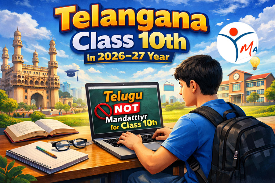 Telugu Not Mandatory for Class X in 2026–27