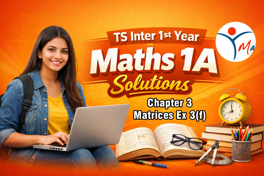 TS Inter 1st Year Maths 1A Matrices Solutions Exercise 3