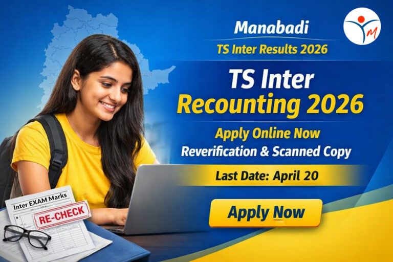 Telangana Inter Revaluation Results 2026 Out at manabadi.co.in