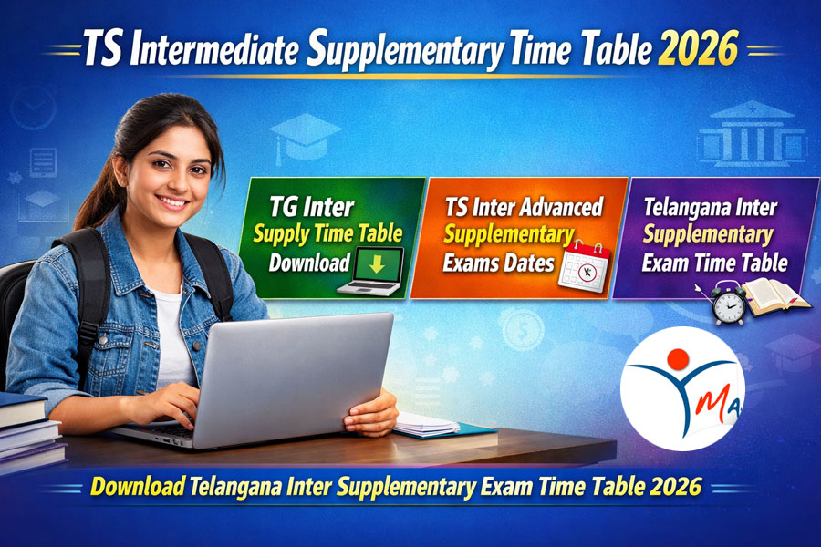 TS Intermediate Supplementary Time Table 2026 Out
