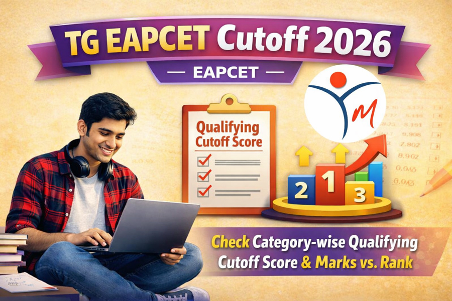 TG EAPCET Cutoff 2026: Check Category-wise Qualifying Cutoff Score & Marks vs Rank at Manabadi