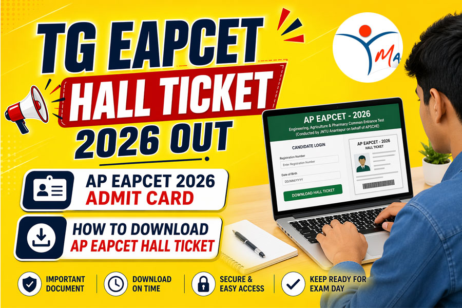TG EAPCET Hall Ticket 2026 Out