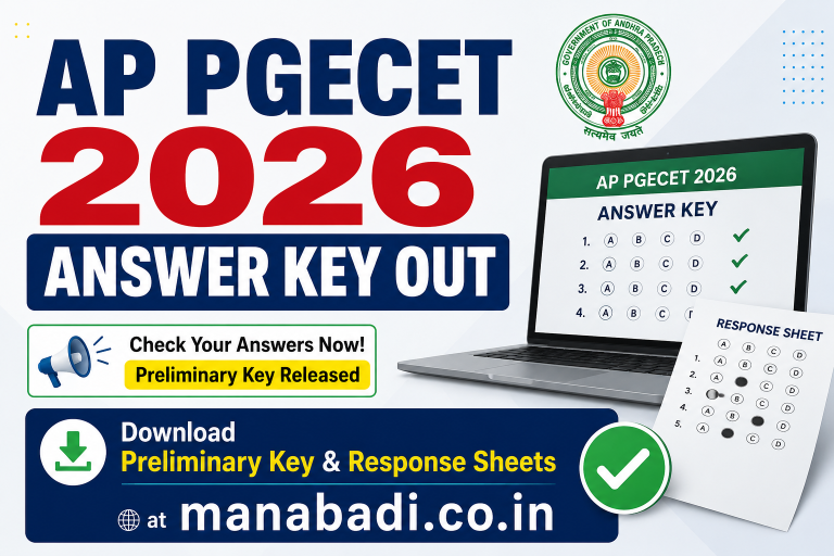 AP PGECET 2026 Answer Key Released