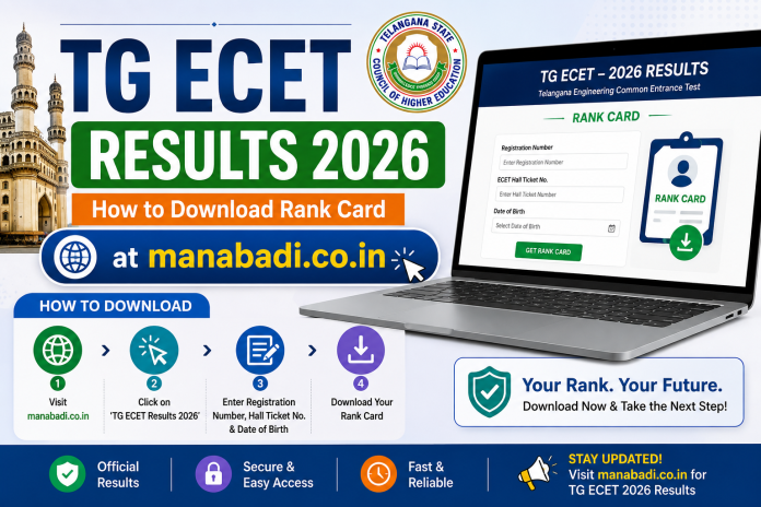 TG ECET Results 2026