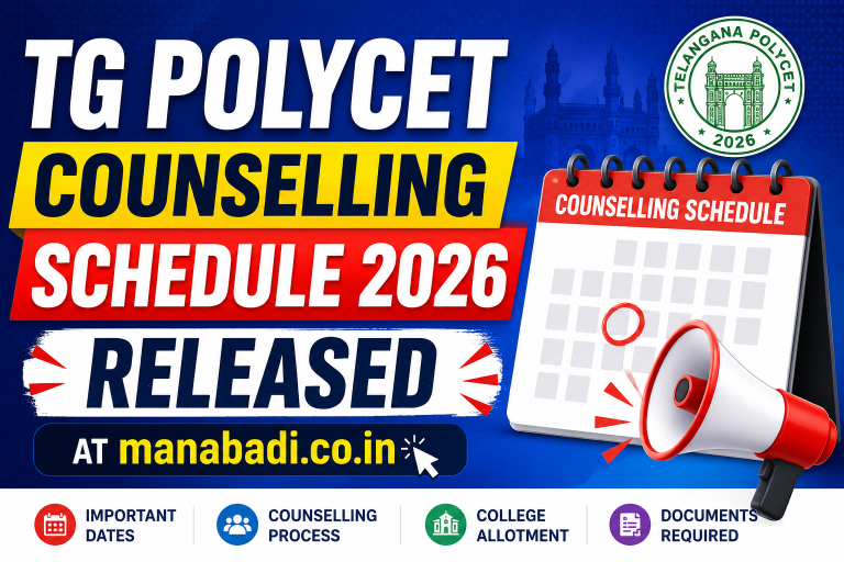 TG POLYCET Final Phase Seat Allotment 2026 Out at Manabadi.co.in