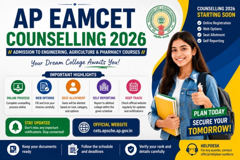AP EAPCET Counselling Dates 2026: Registration, Web Options, Documents Required at Manabadi