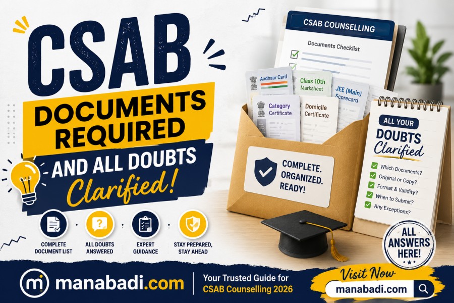 CSAB Counselling 2026 Documents Required: Complete Verification ...