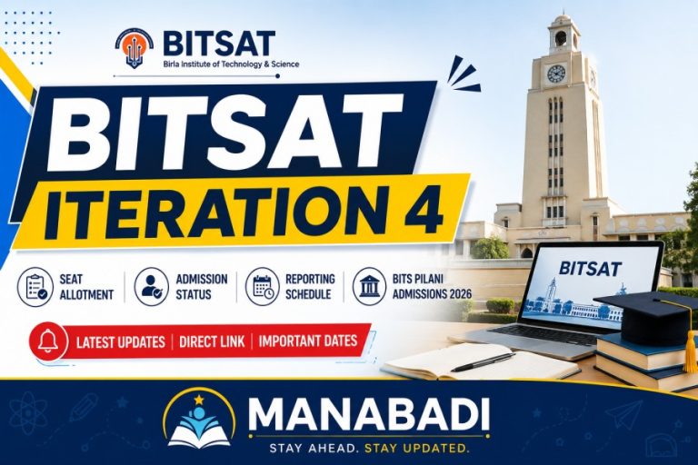 BITSAT Iteration 7 Result 2026 Today LIVE: Check Allotment, Direct Link at Manabadi