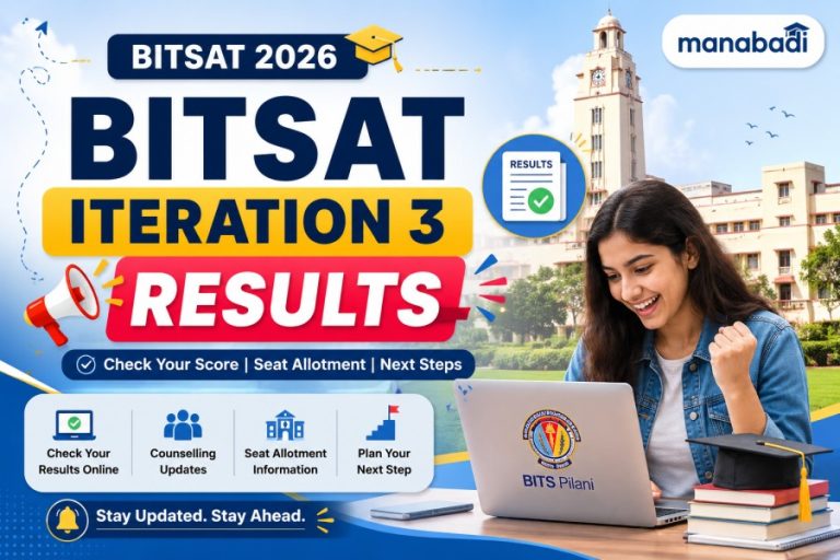 BITSAT Iteration 3 Result 2026 Out Live: Check Seat Allotment & Admission Status; Direct Link at Manabadi