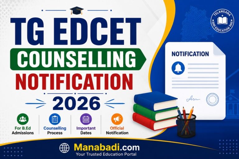 TG EdCET Counselling Notification 2026: Out, TS EdCET, Registration, Documents Required, Web Options & Seat Allotment