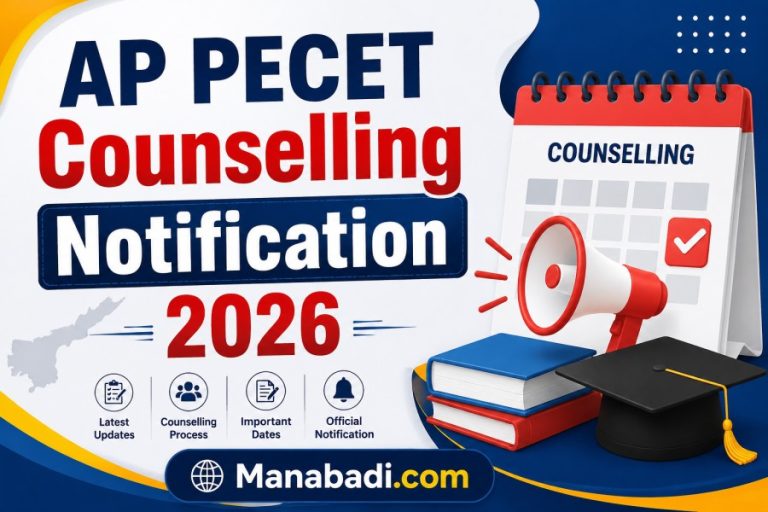 AP PECET Counselling Notification 2026: Expected Soon, Eligibility, Registration, Dates, Web Options, Process at Manabadi