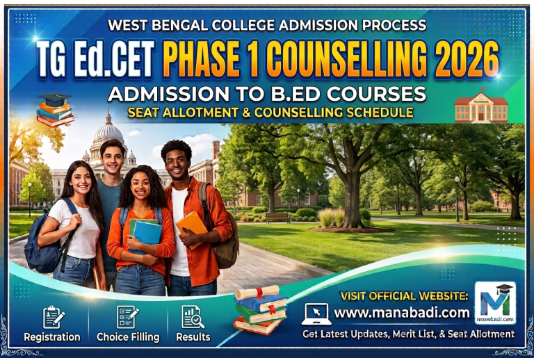 TS EDCET Phase 1 Seat Allotment Result Out, College Reporting Last Date for B.Ed Admissions at Manabadi