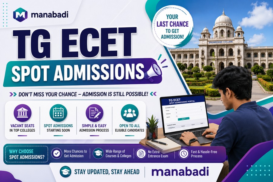 TG ECET Spot Admissions 2026: Vacant Seats List PDF, College-Wise ...