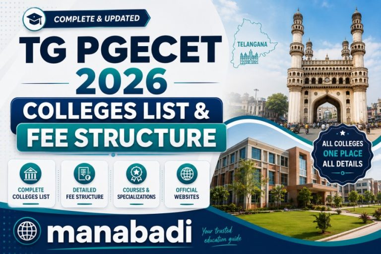 TG PGECET 2026 Participating Colleges: Top Universities, Fee Structure, Courses & Official Websites