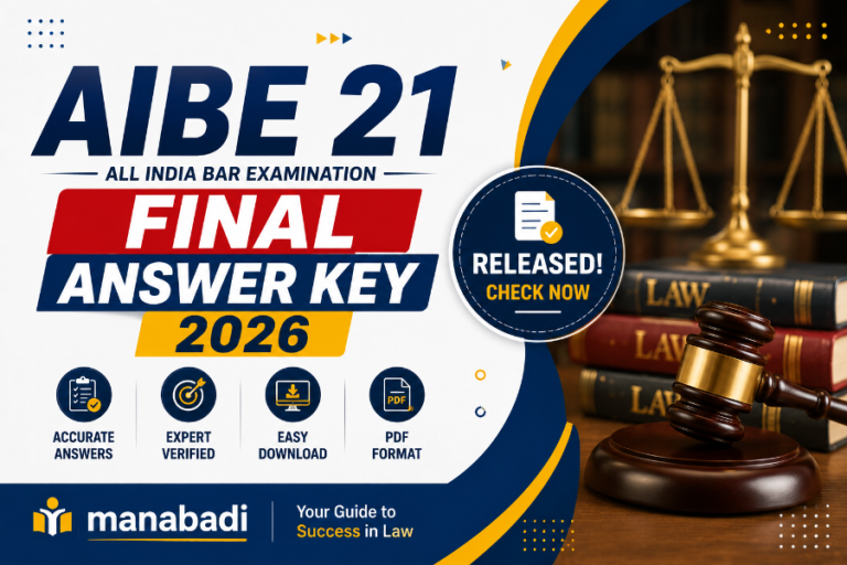 AIBE 21 Final Answer Key 2026: LIVE, Official PDF Download Link