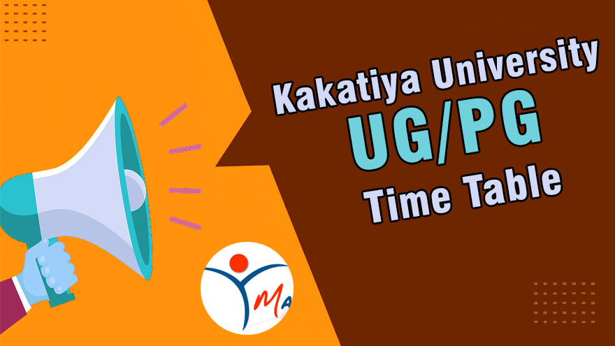 Kakatiya University UG/PG Notification