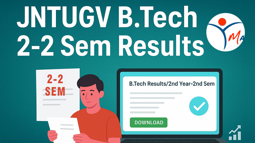 JNTUGV B.Tech 2-2 Sem Results