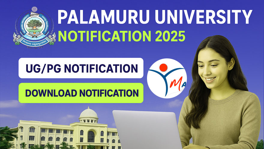 Palamuru University UG/PG Notification 2025